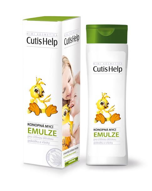 CutisHelp mimi Hemp cleansing EMULSION for body and hair 200 ml